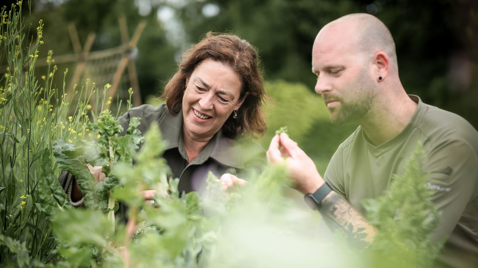 Gitta Luiten (links) en Alwin Leemhuis (rechts)